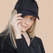SCHWARZE KAPPE AUS RIPSTOP